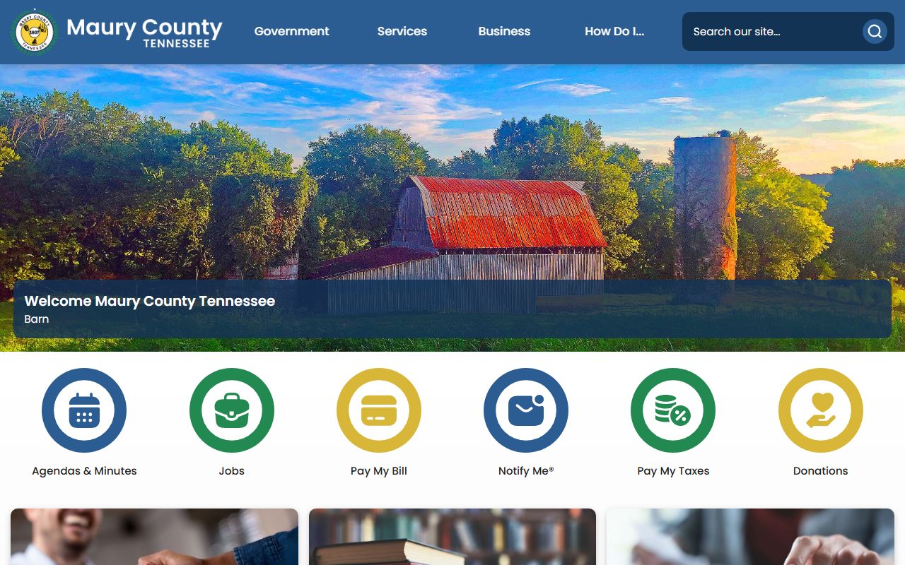 Maury County portal for divorce decree records