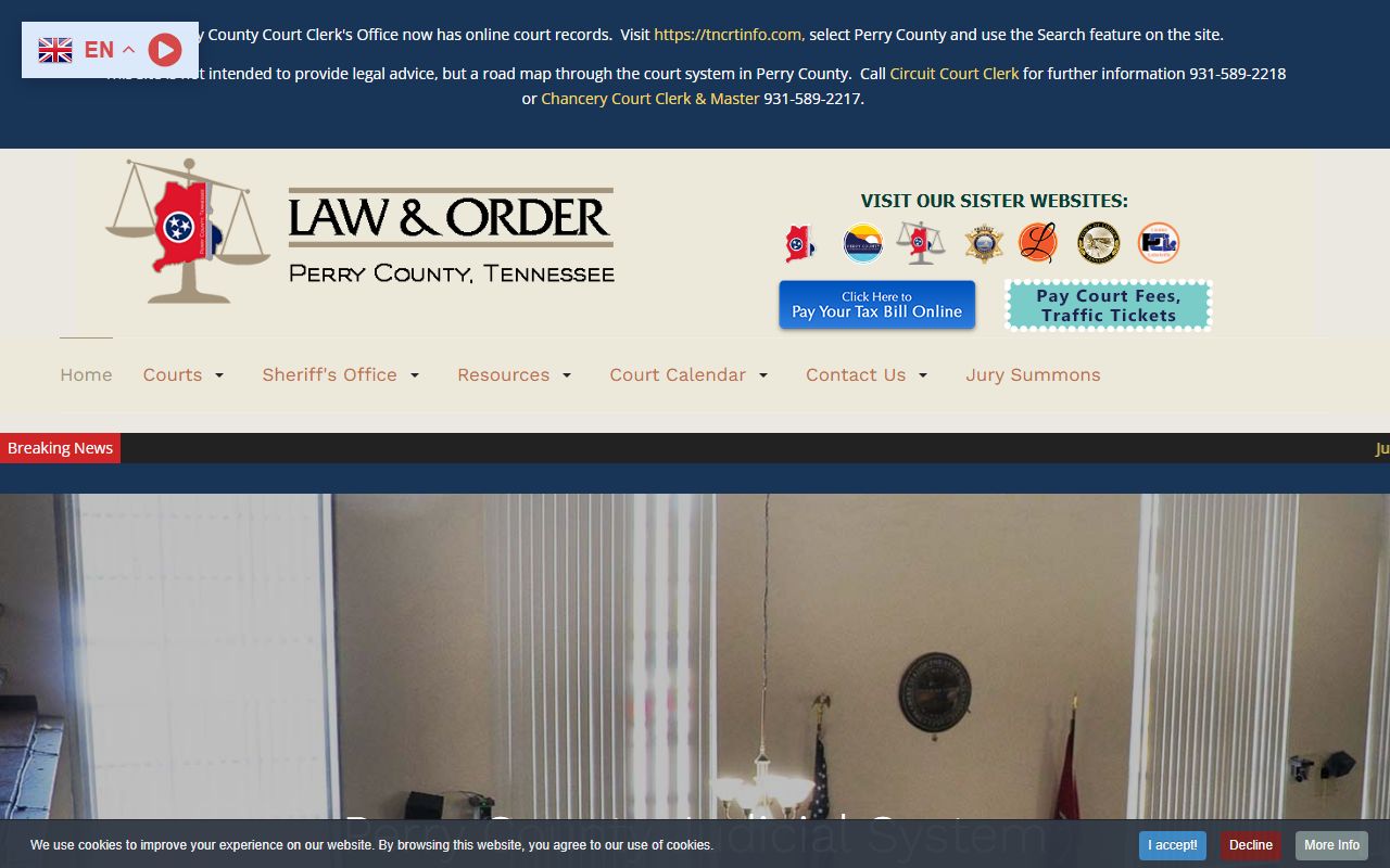 Perry County court portal for divorce decree records