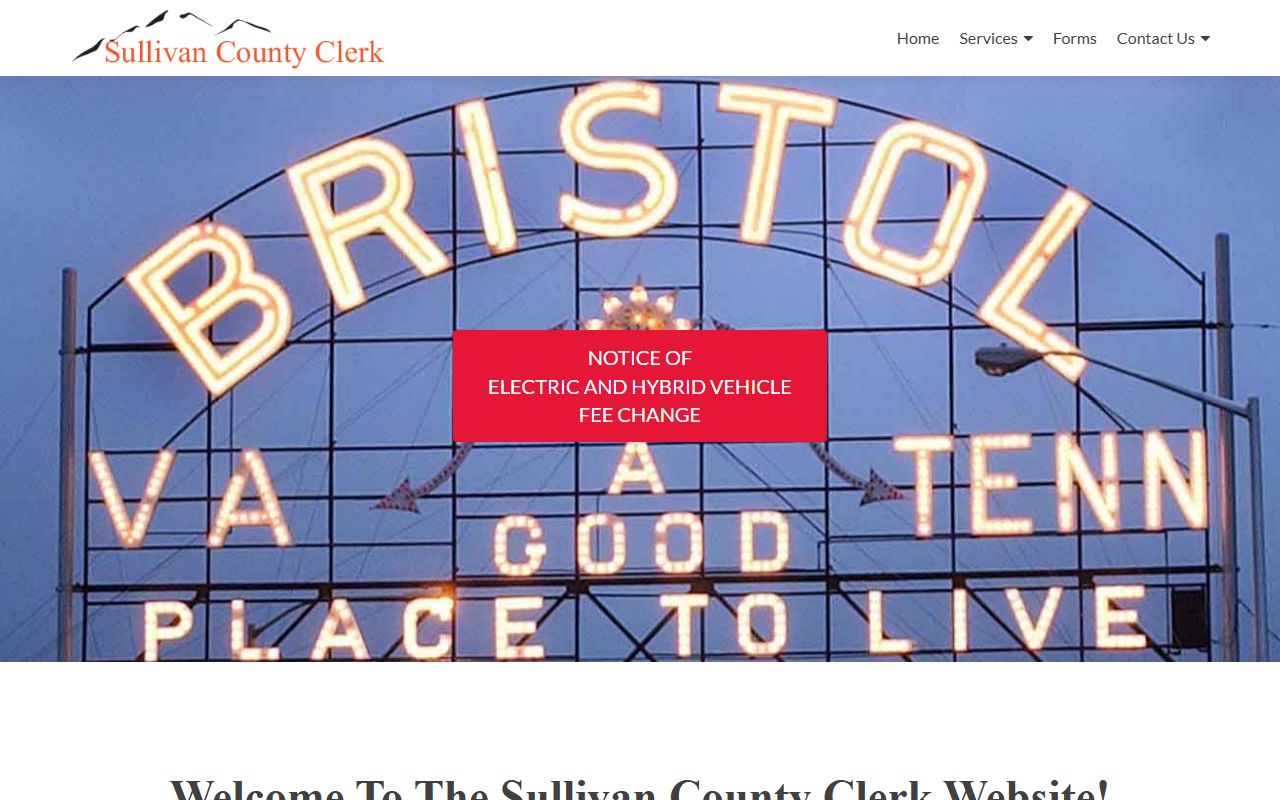 Sullivan County Clerk site for divorce decree record support